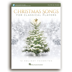 Christmas Songs for Classical Players – Flute with Piano accopmaniment and online audio access